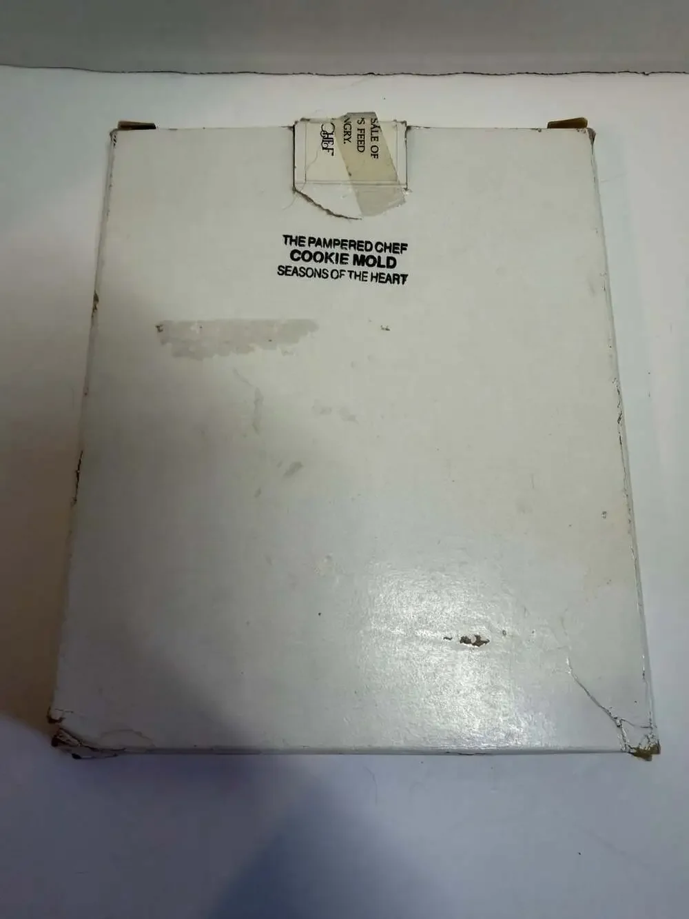 The Pampered Chef Seasons of the Heart Clay Cookie Mold #2898